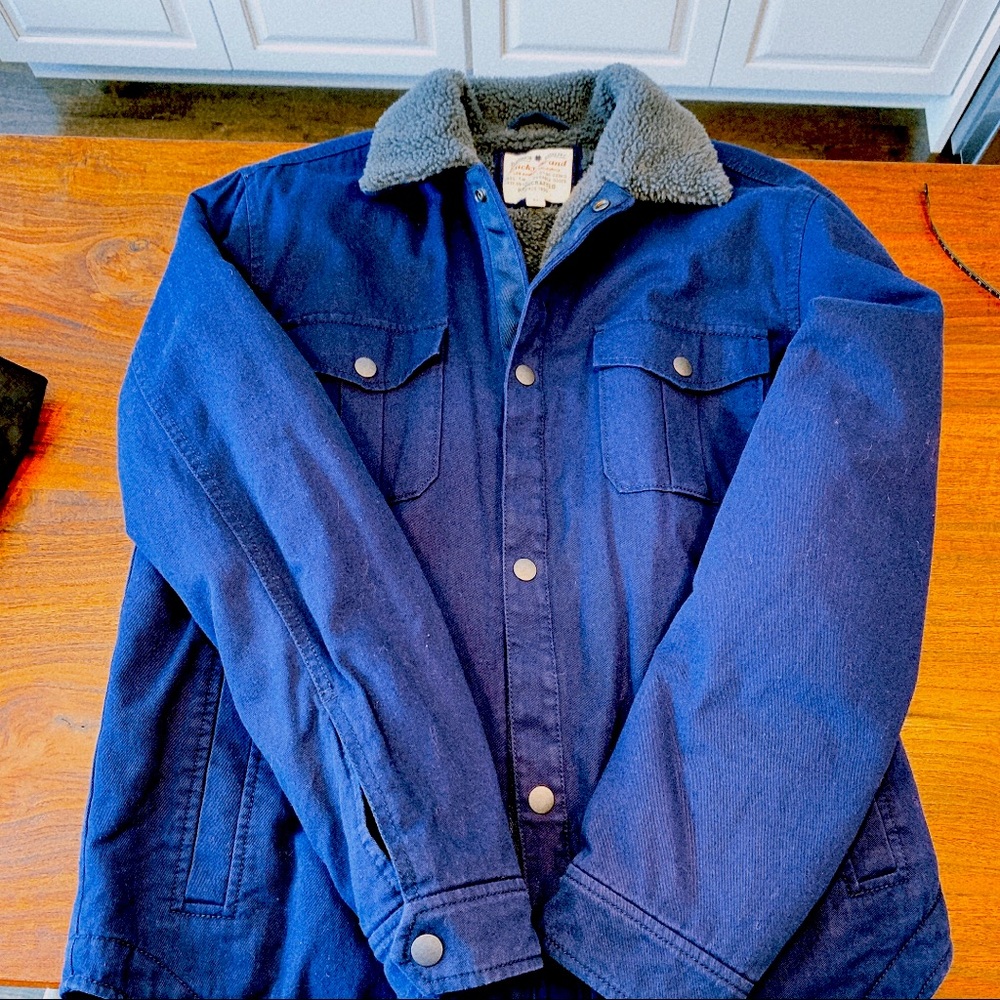 Lucky Brand Men’s Shearling Shirt-Jacket